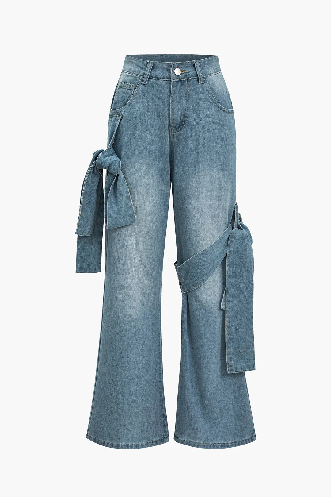 Denimbind vaskede lomme jeans sold by Micas