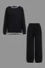 Color Block Sweater Top Og Bukser Sæt sold by Micas