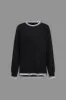 Color Block Sweater Top Og Bukser Sæt sold by Micas