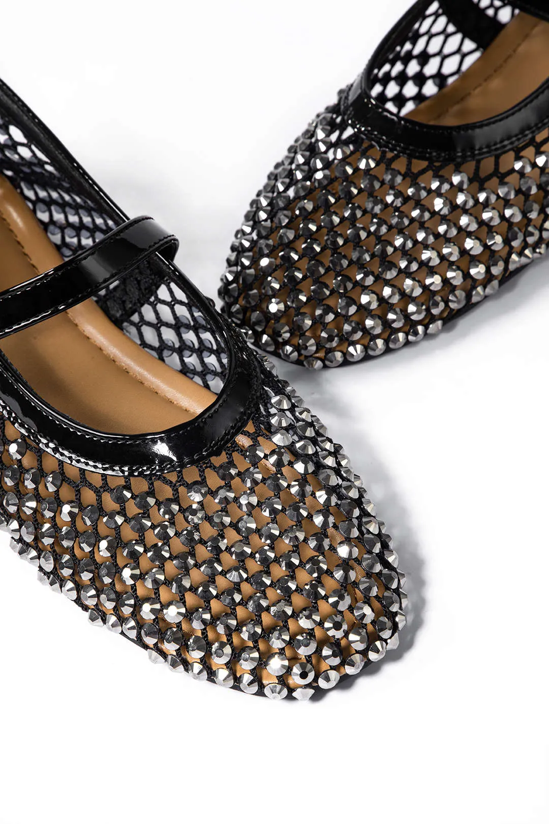 Cut Out Rhinestone Almond Toe Flats sold by Micas product image thumbnail 4