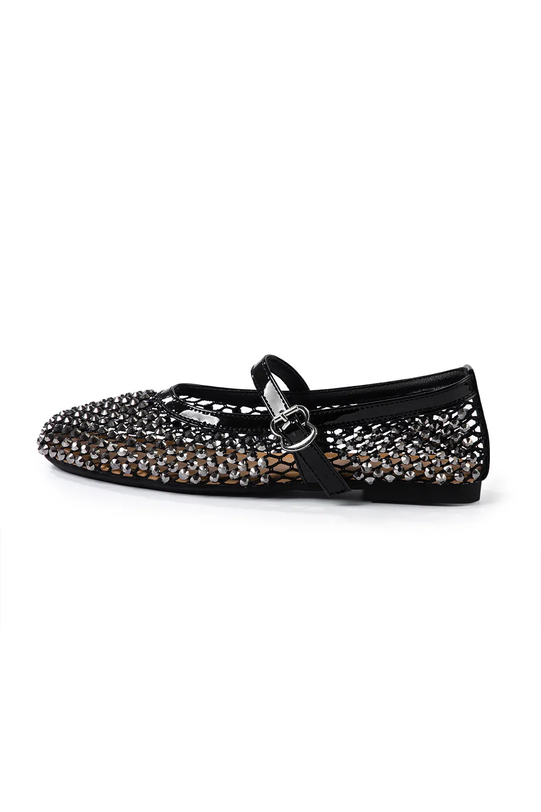 Cut Out Rhinestone Almond Toe Flats sold by Micas product image thumbnail 3