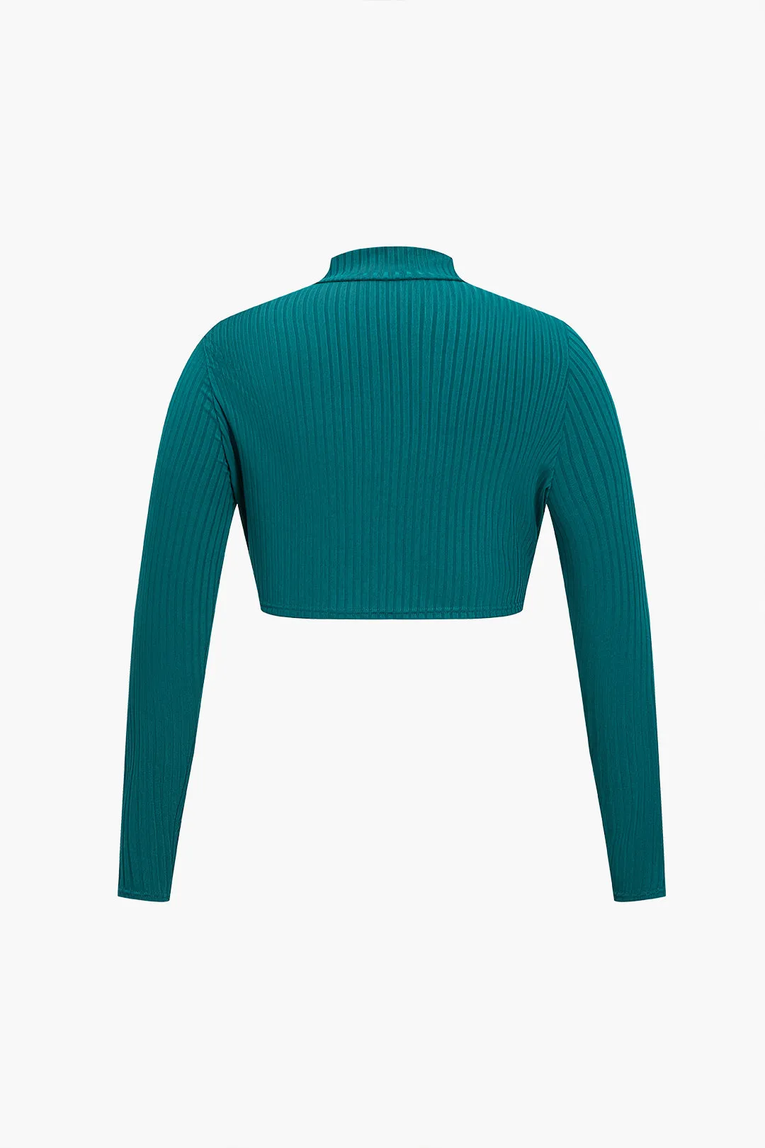 Plus Size Solid Skirt Set sold by Micas product image thumbnail 4