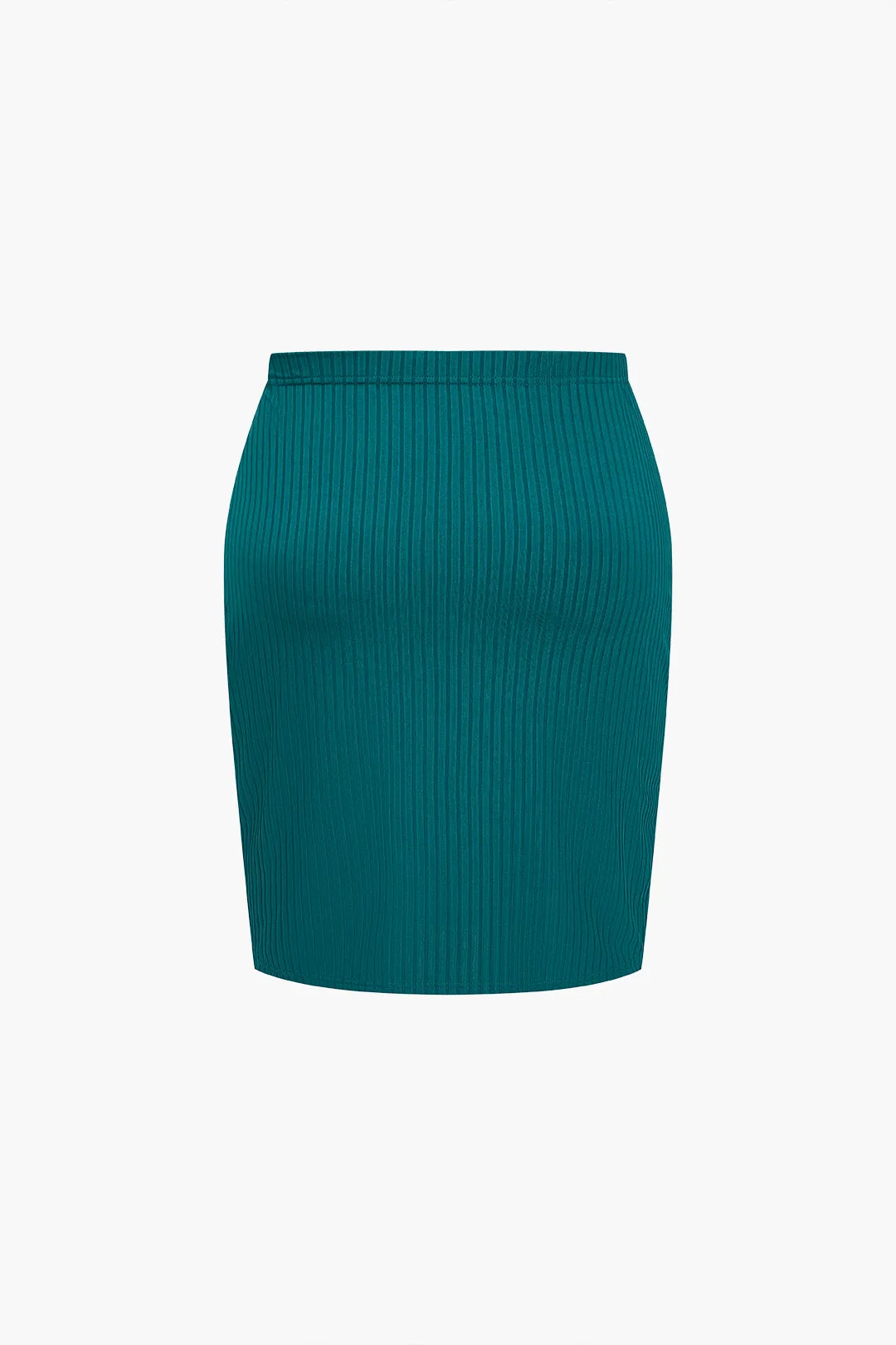 Plus Size Solid Skirt Set sold by Micas product image thumbnail 5