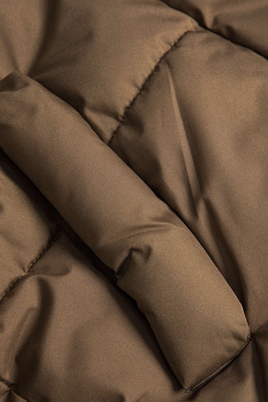 Plus Size Solid Button Padded Puffer sold by Micas product image thumbnail 4