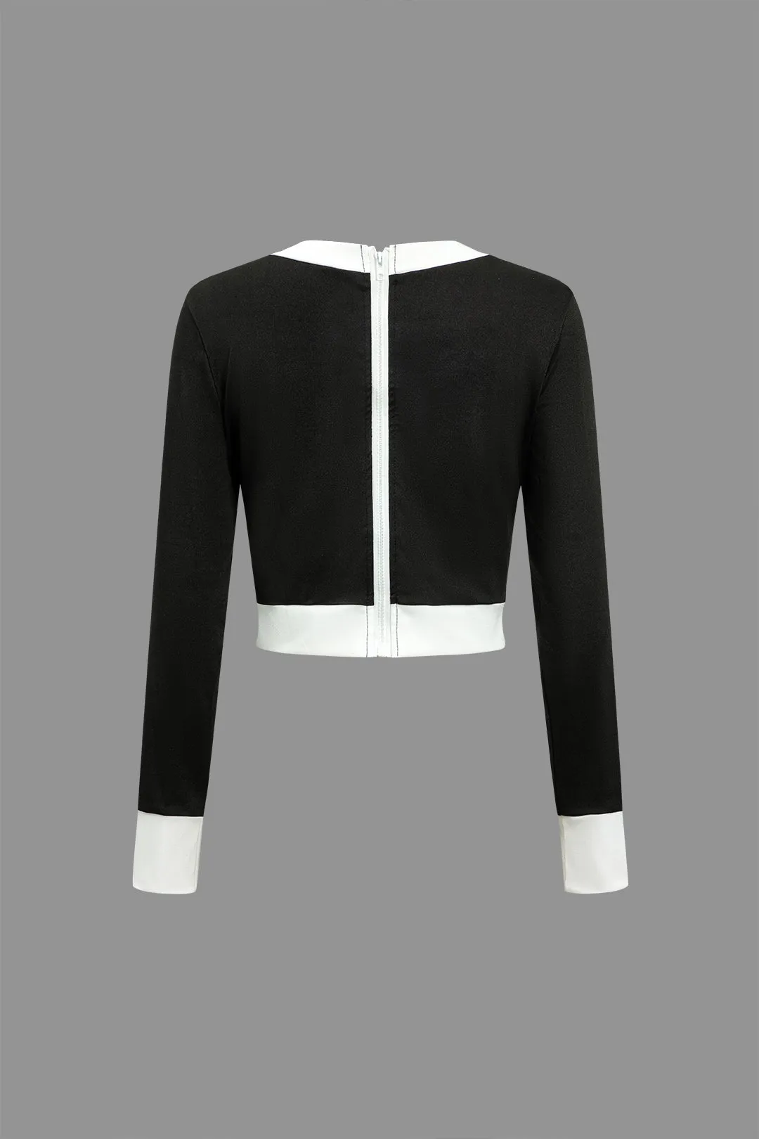 Farveblok knap lommenederdel sæt sold by Micas product image thumbnail 4