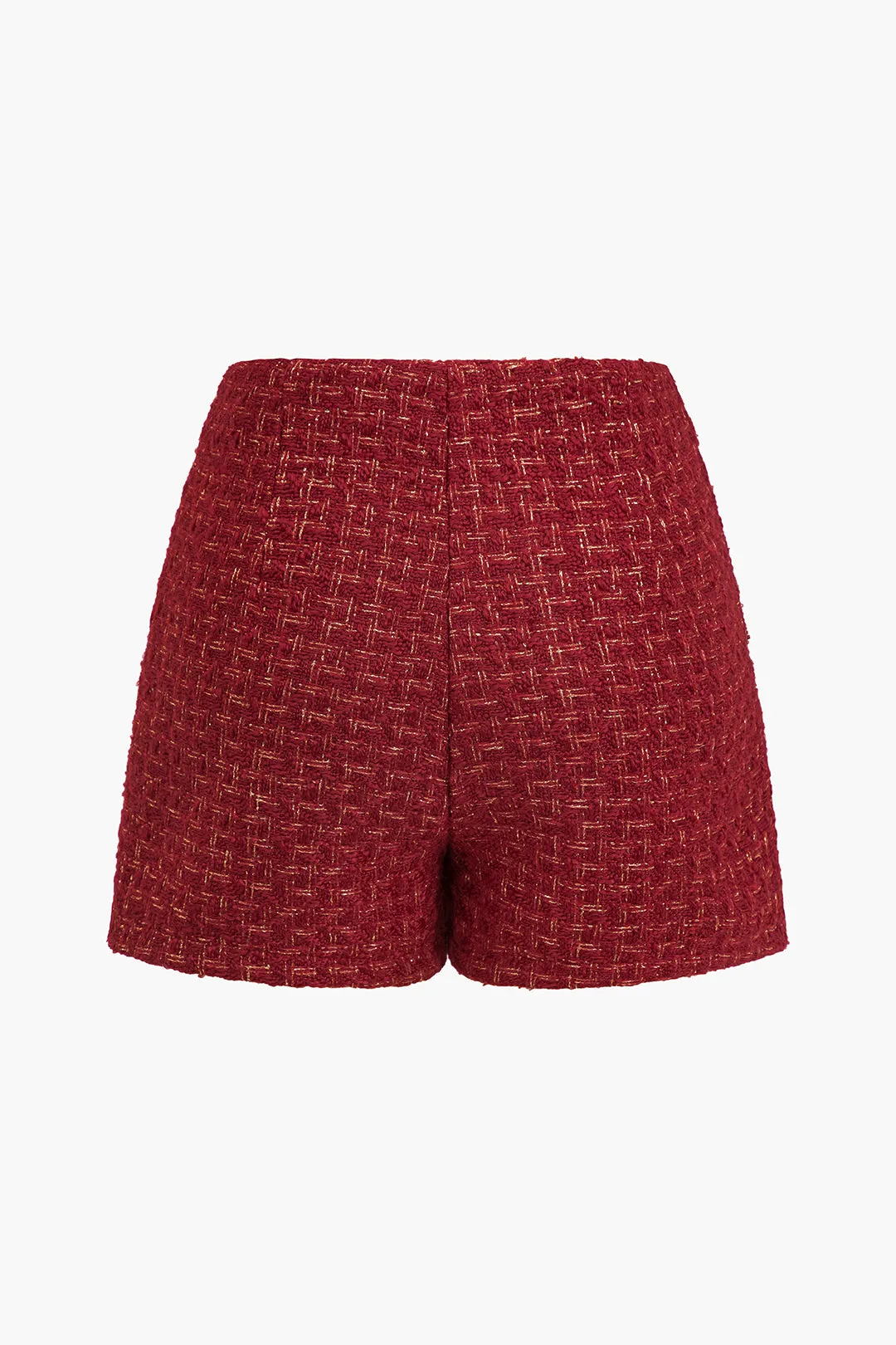 Solid Tweed Pocket Decoration Shorts sold by Micas product image thumbnail 2