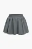 Solid Drawstring Elastic Waist Skorts sold by Micas