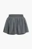 Solid Drawstring Elastic Waist Skorts sold by Micas