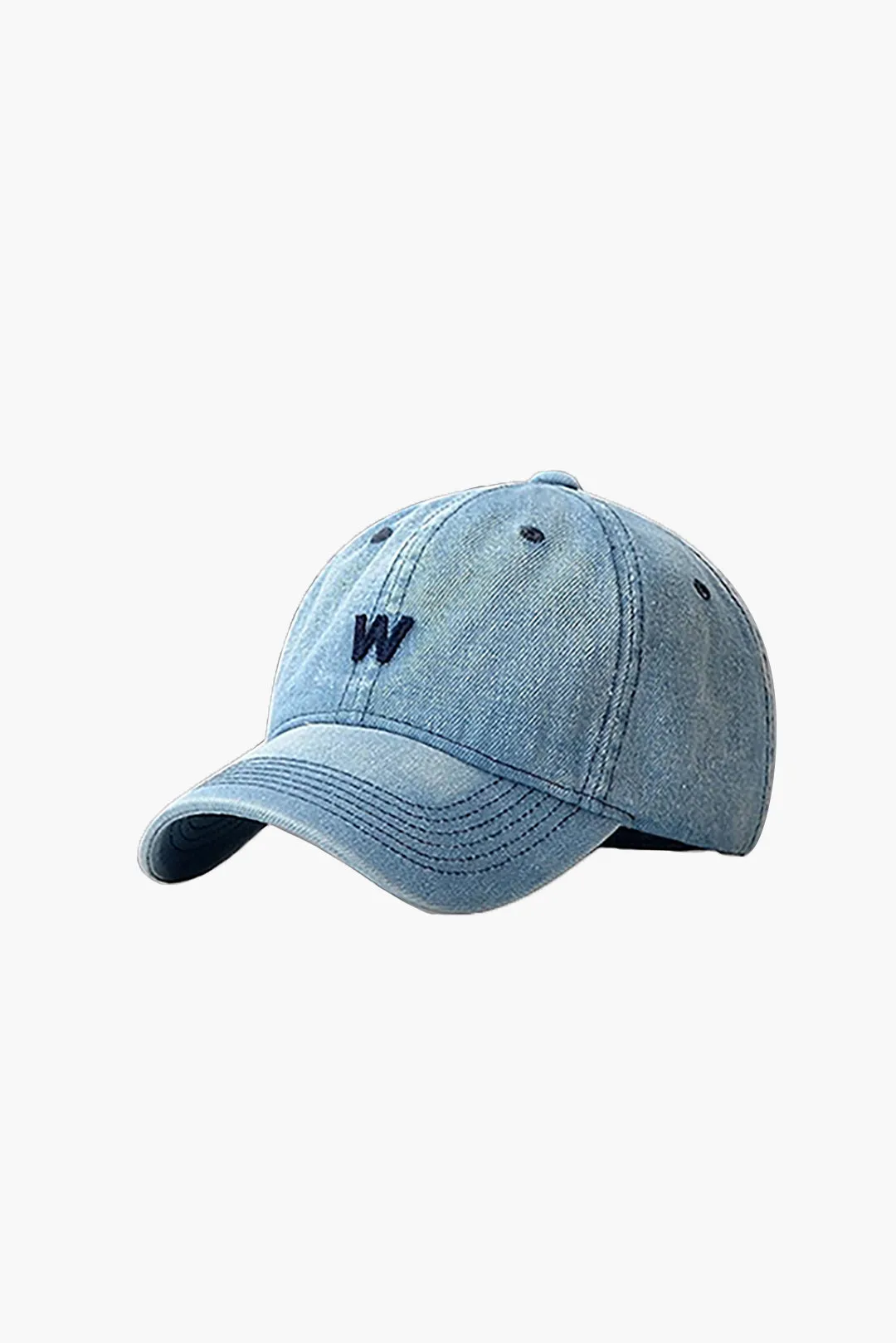 Denim Texture Distressed Details Hat sold by Micas product image thumbnail 5