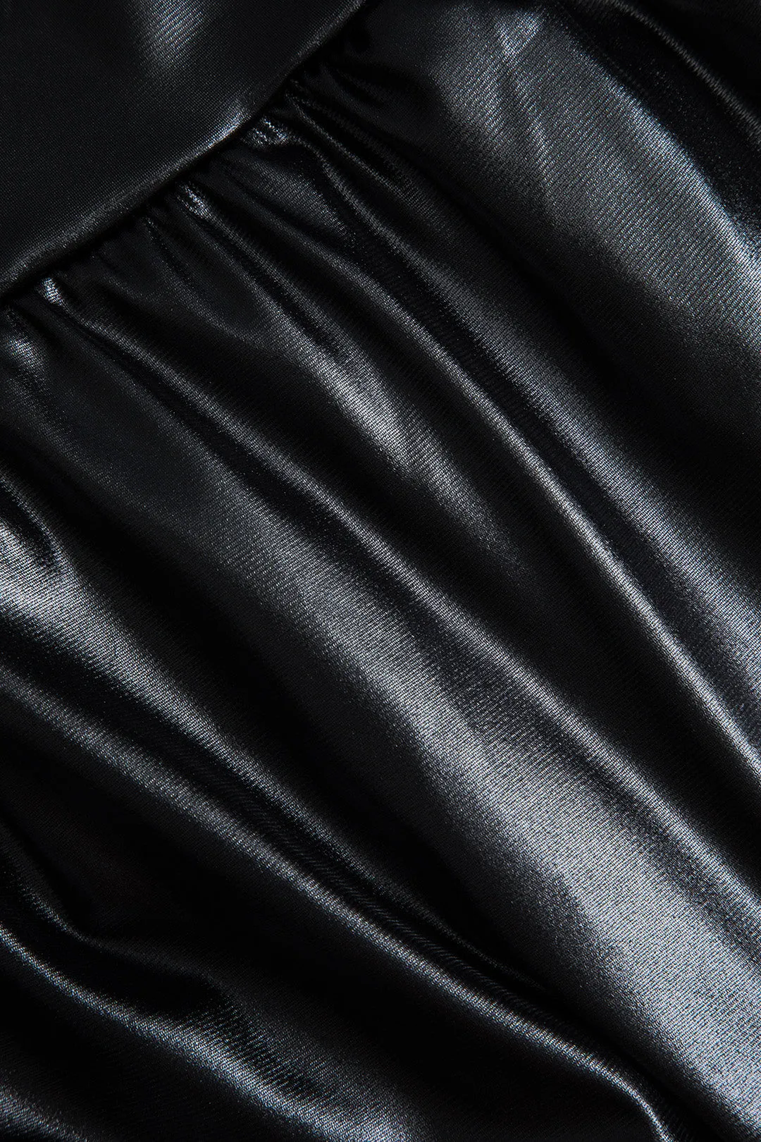 Pu læder ruched a-line nederdel sold by Micas product image thumbnail 3