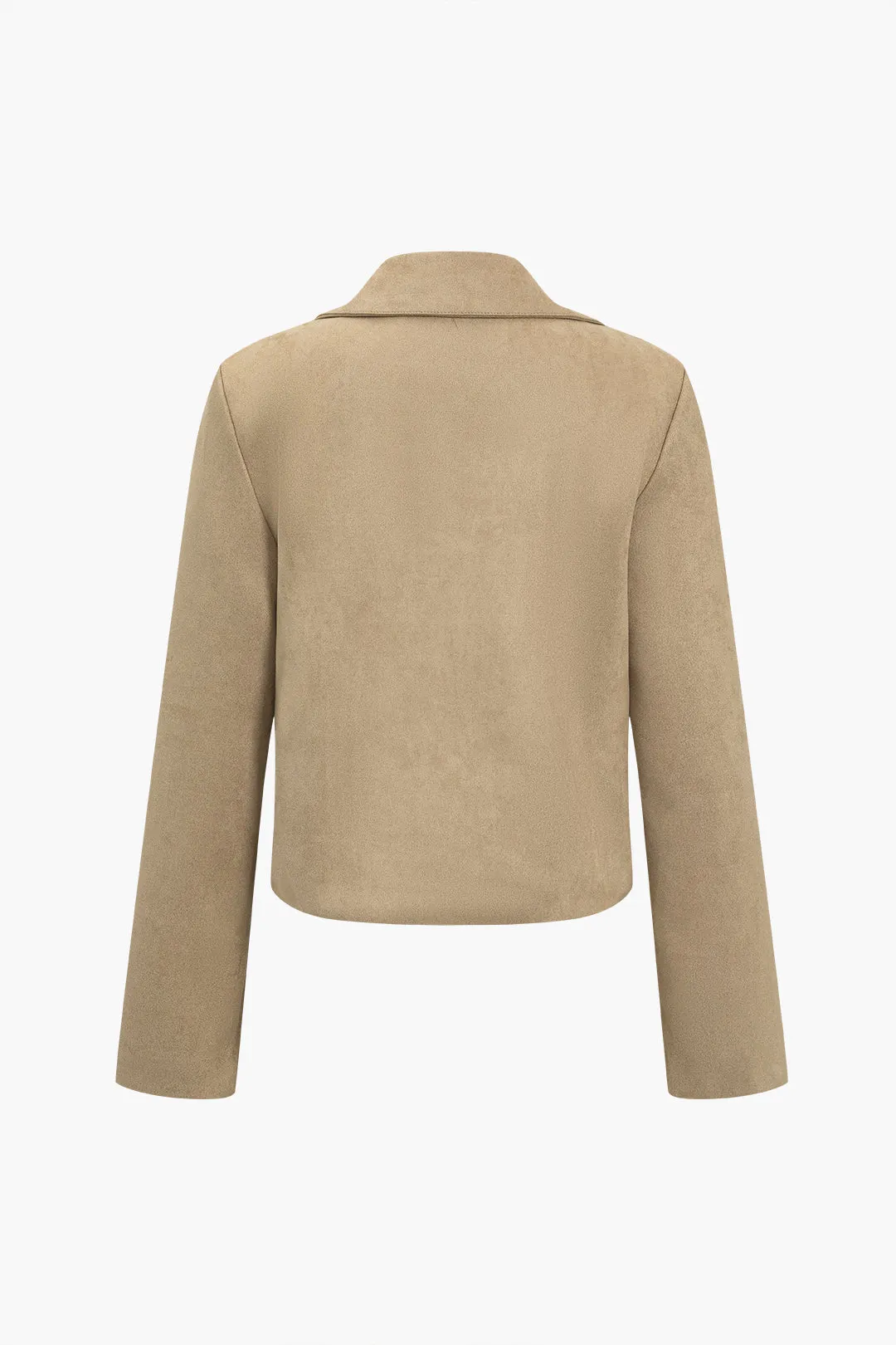 Lommejakke med imiteret læderkrave sold by Micas product image thumbnail 3