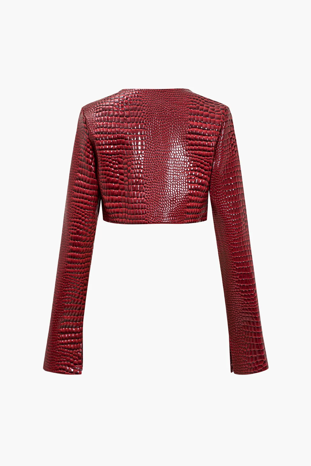 Basic Solid Crop jakke sold by Micas product image thumbnail 2