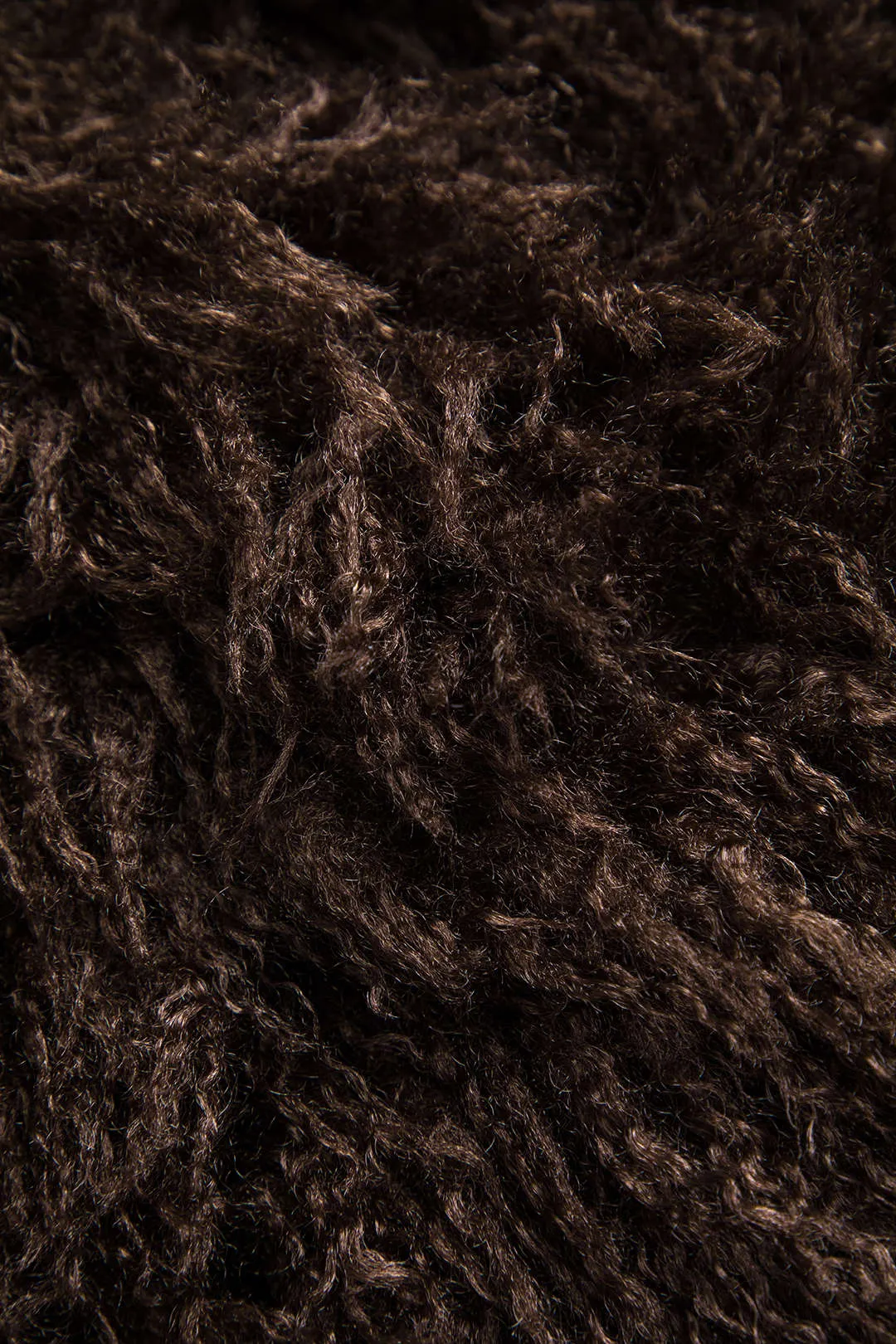 Solid imiteret pels frakke sold by Micas product image thumbnail 4