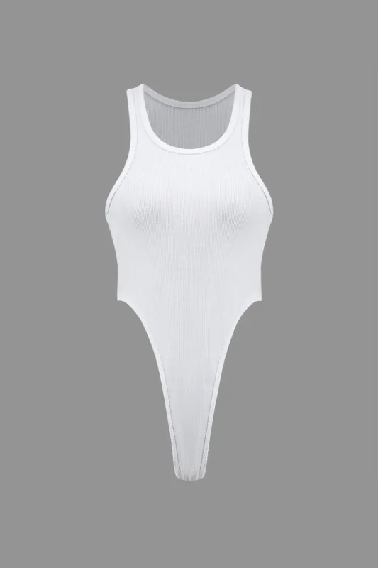 Grundlæggende solid bodysuit sold by Micas