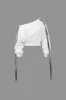 Kontrast tie-up sweatshirt sold by Micas