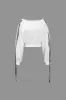 Kontrast tie-up sweatshirt sold by Micas