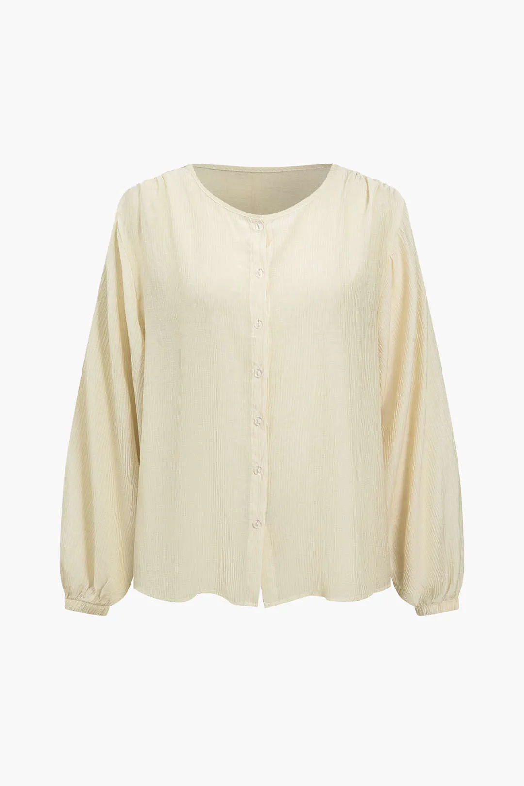 Solid knude -shirt og shirred linning shorts sæt sold by Micas product image thumbnail 4