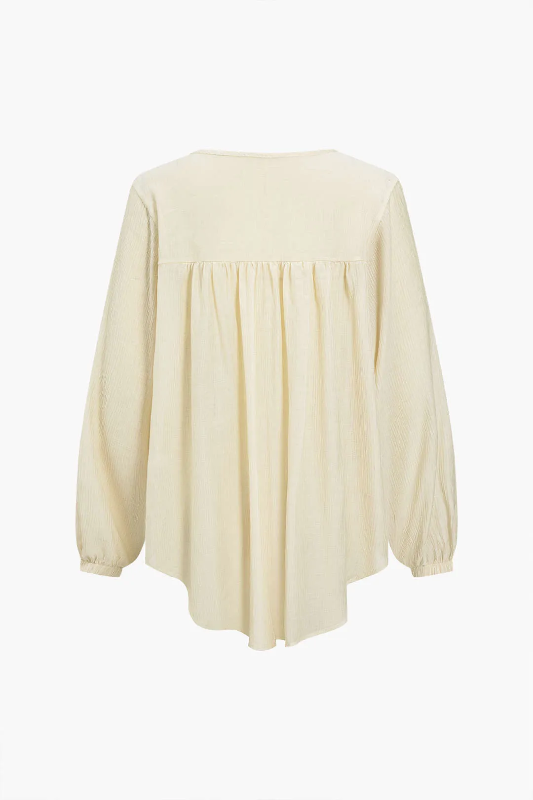 Solid knude -shirt og shirred linning shorts sæt sold by Micas product image thumbnail 5