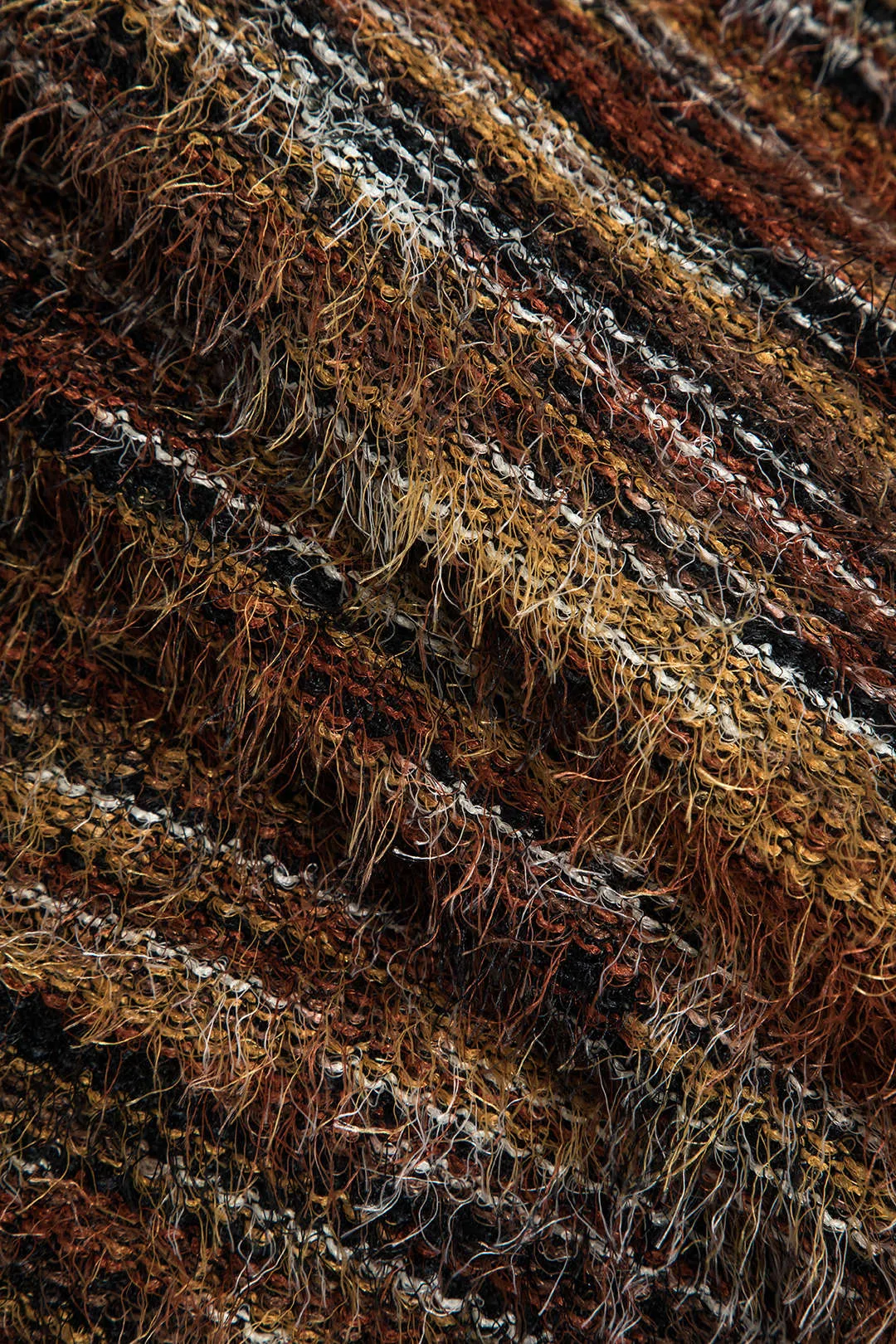 Langærmet trøje i imiteret pels i kontrast sold by Micas product image thumbnail 4