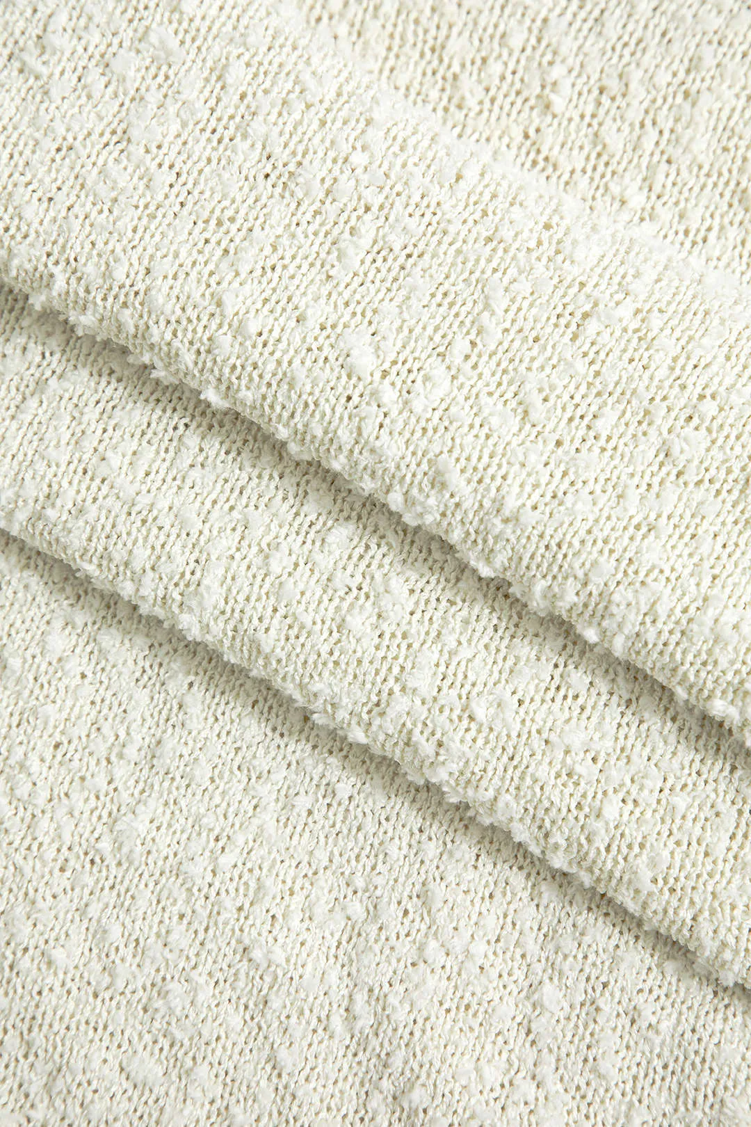 Solid sweater frynser asymmetrisk langærmet top sold by Micas product image thumbnail 4