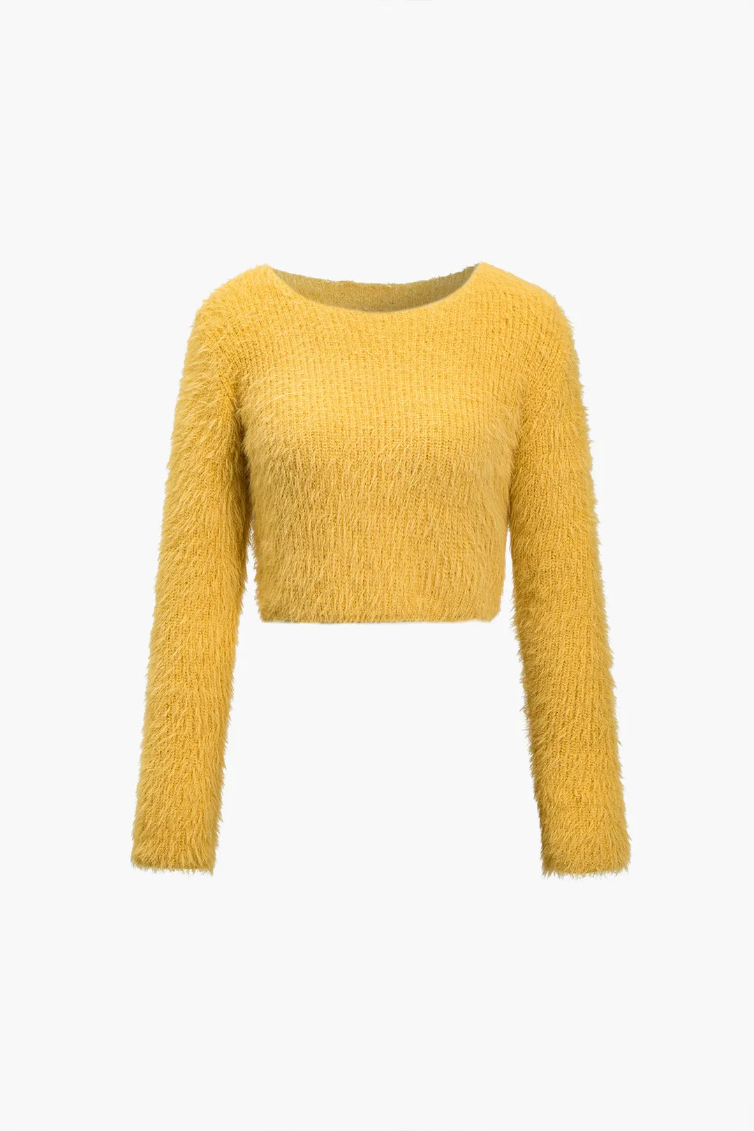 Faux Fur Sweater Long-Sleeve Top sold by Micas product image thumbnail 2