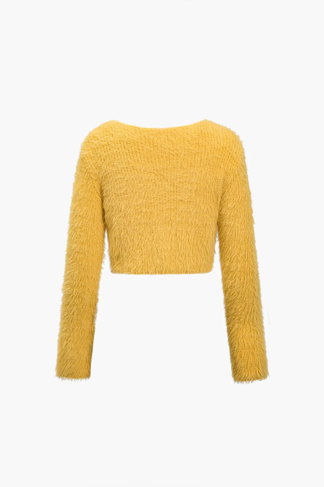 Faux Fur Sweater Long-Sleeve Top sold by Micas product image thumbnail 3