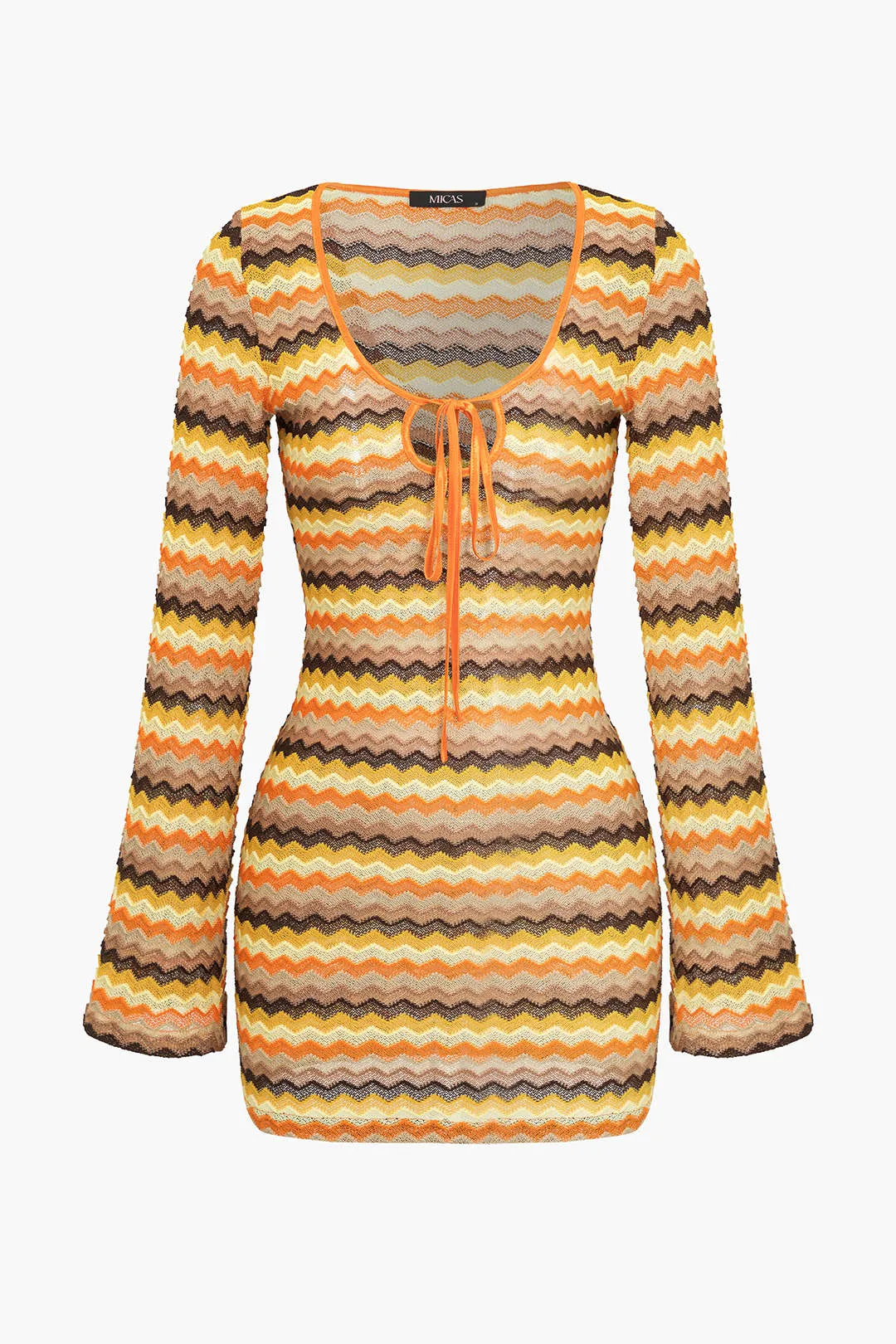 Contrast Cut Out Mini Dress sold by Micas product image thumbnail 2