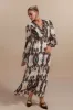 Bohemian Print V-Neck Maxi Dress sold by Micas