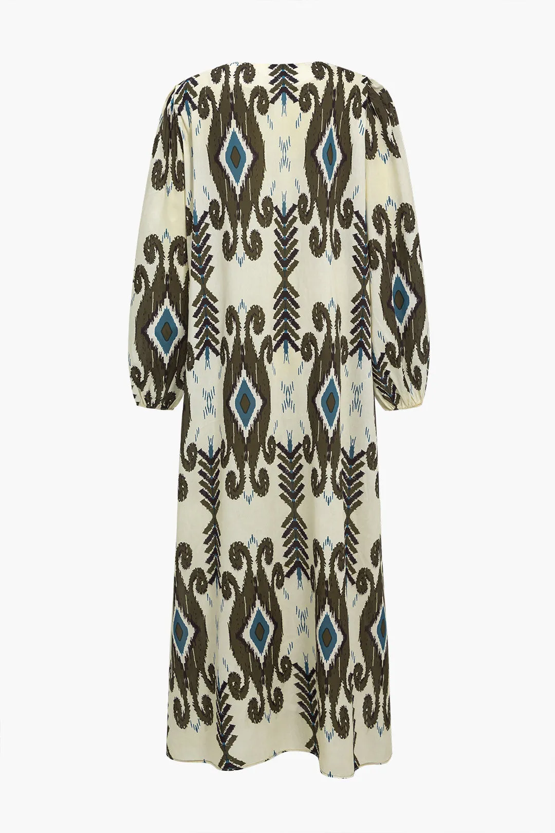 Bohemian Print V-Neck Maxi Dress sold by Micas product image thumbnail 3