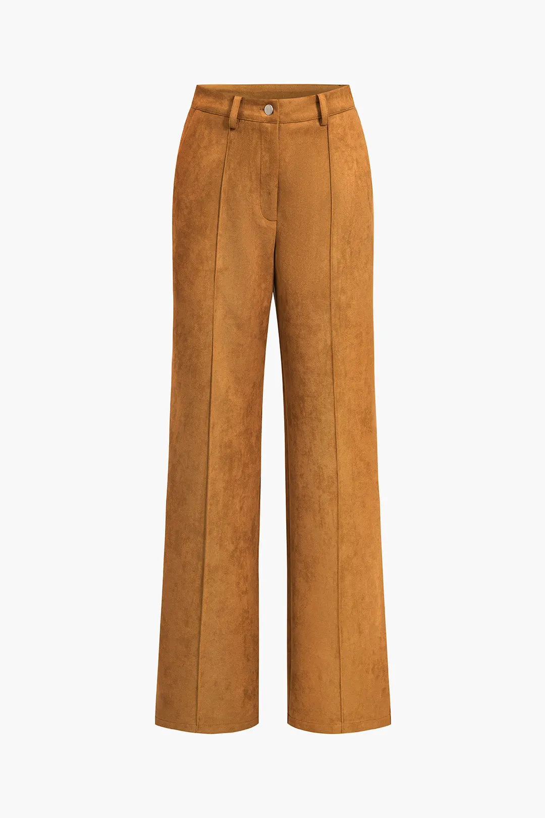 Basic Solid Straight Leg Trousers sold by Micas product image thumbnail 2