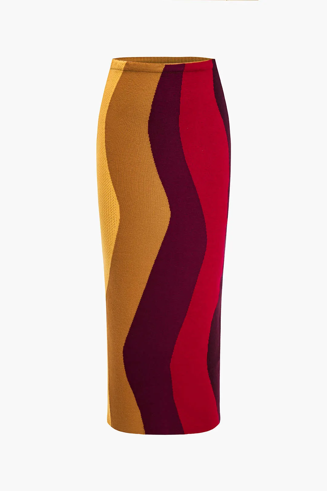 Color Block Sweater Skirt sold by Micas product image thumbnail 2