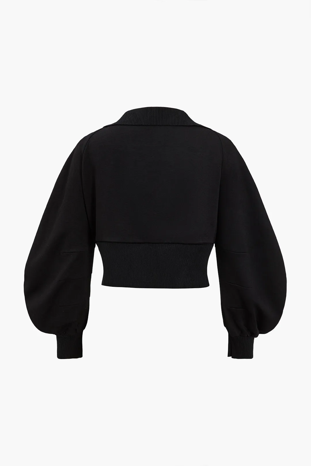 Patchwork lynlås denim overtøjsjakke sold by Micas product image thumbnail 2