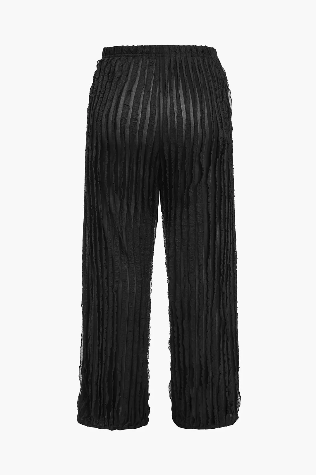 Plus Size solide flæsebukser med høj talje sold by Micas product image thumbnail 2