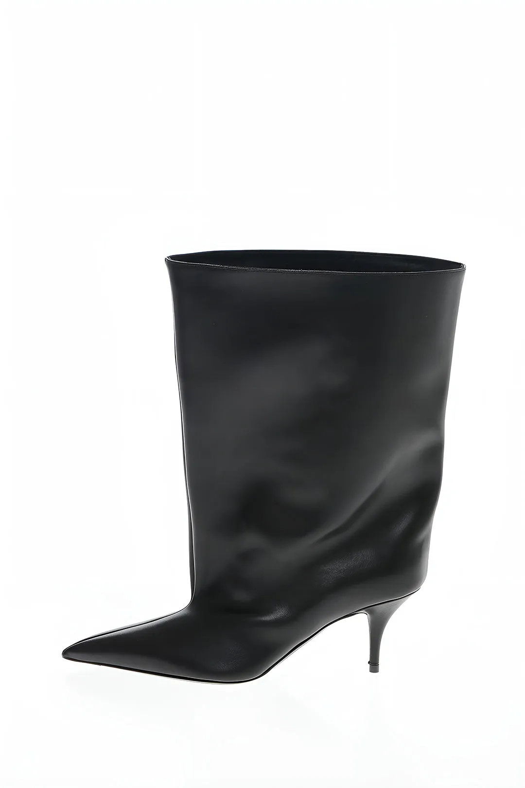 Imiteret læder ankelstøvler med spids tå sold by Micas product image thumbnail 2