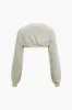 Long-Sleeve Crop Top And High-Waist Shorts Set sold by Micas