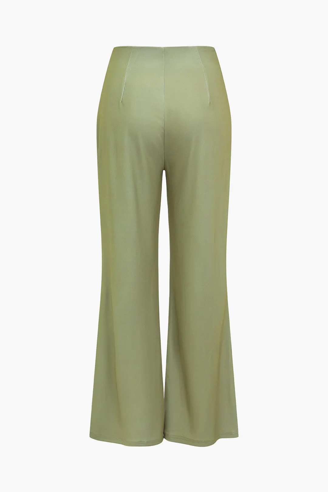 Solid metallisk knap langærmet top og bukssæt sold by Micas product image thumbnail 5