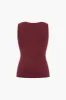 Solid Knit Button Tank Top sold by Micas