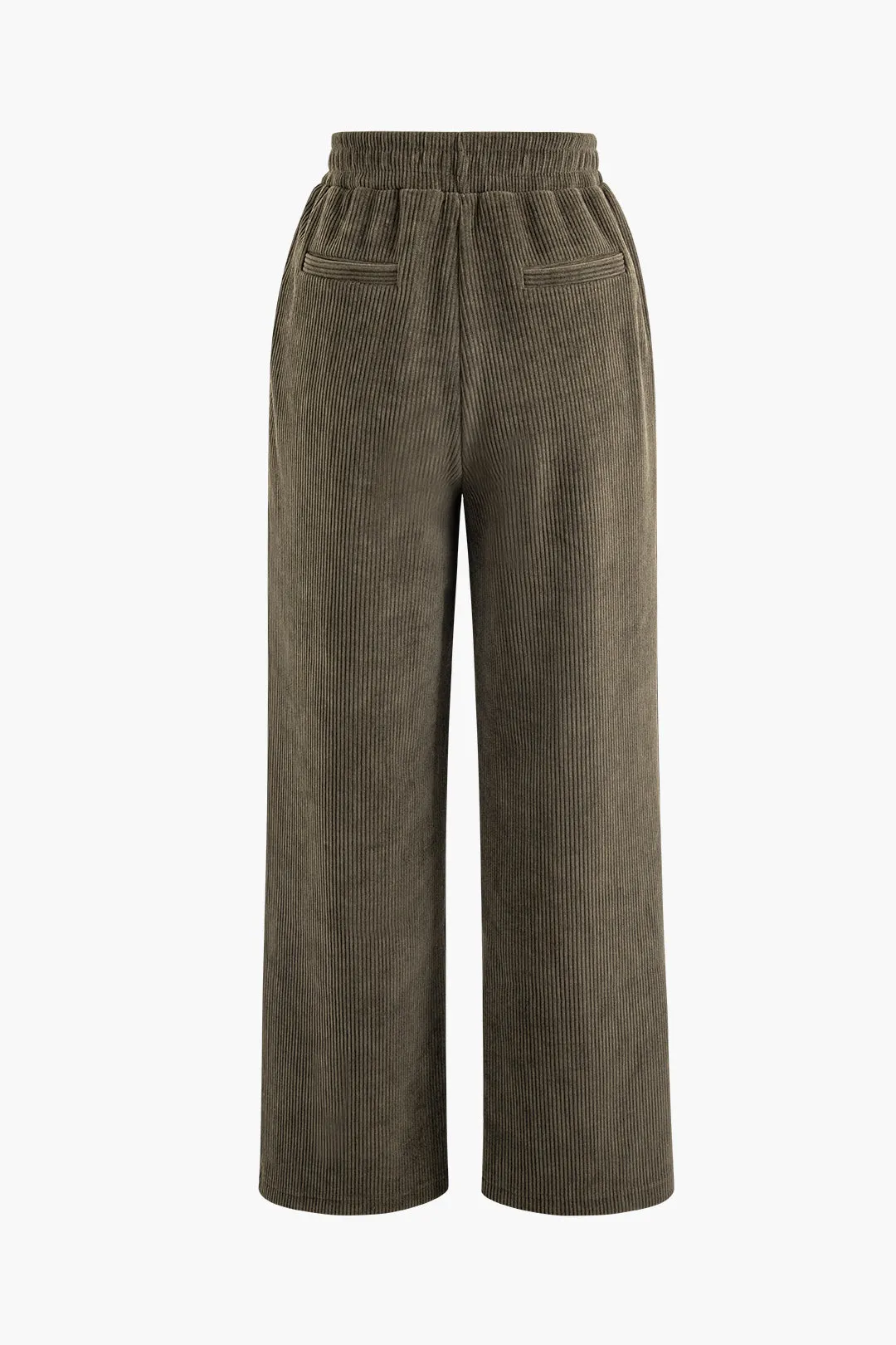 Solid Asymmetrical Long Sleeve Top And Trousers Set sold by Micas product image thumbnail 5