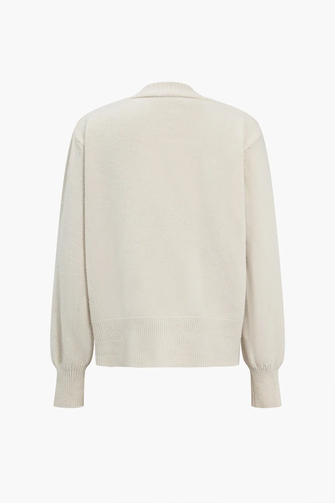 Button-Front V-Neck Sweater Cardigan sold by Micas product image thumbnail 2