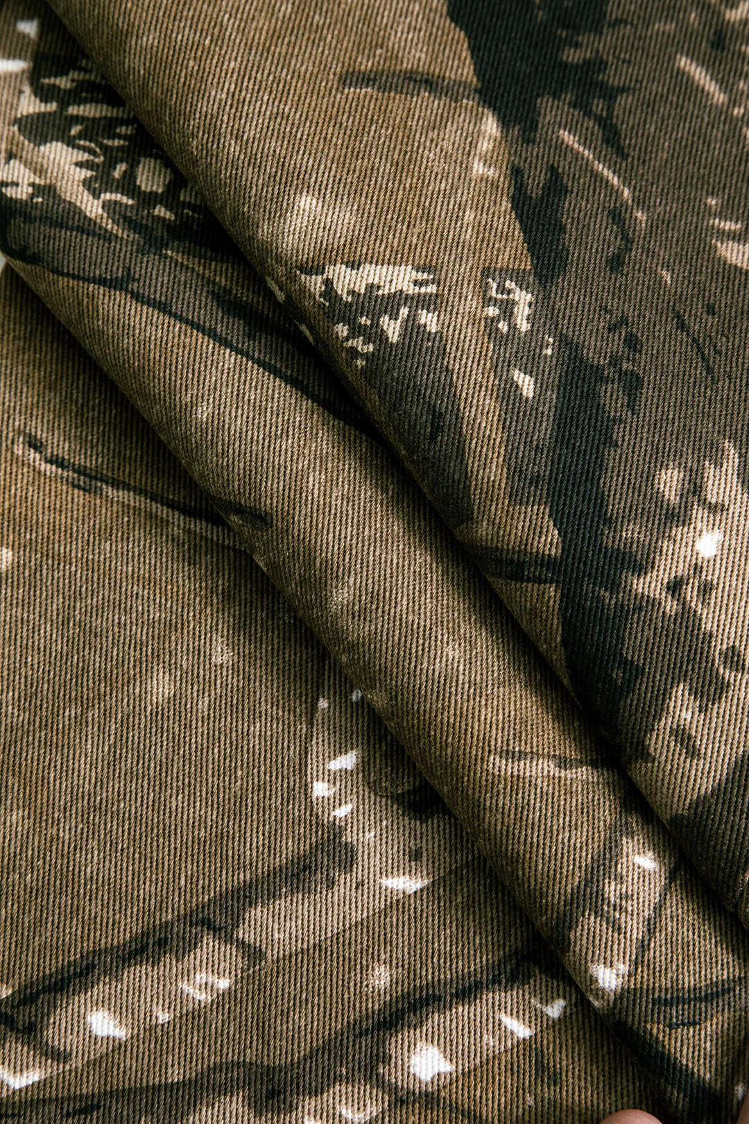 Branches Leaves Print Zipper Wide Leg Trousers sold by Micas product image thumbnail 3