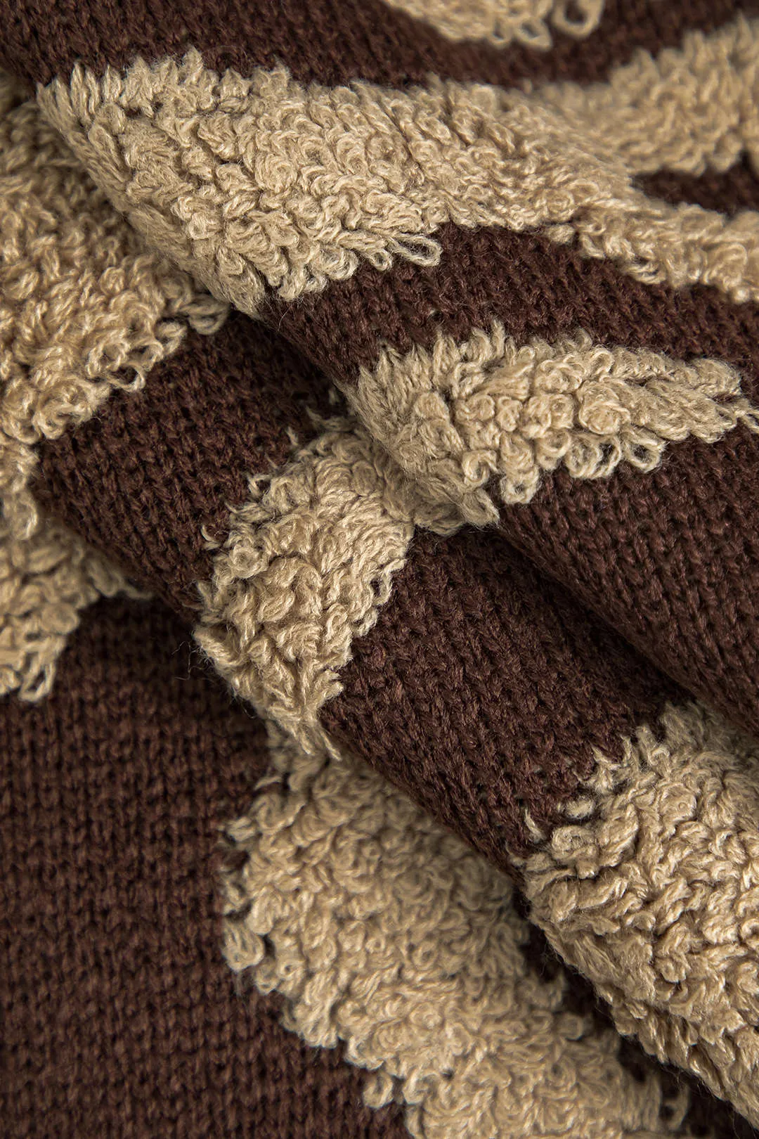 Zebra Stripe Textured Sweater Cardigan sold by Micas product image thumbnail 4