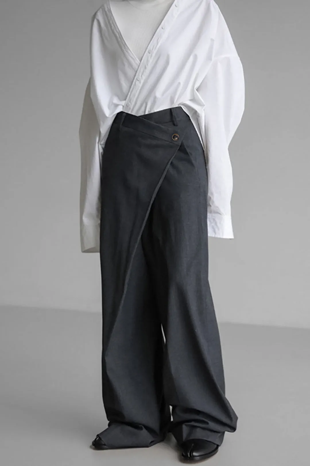 High Waist Wide Leg Trousers sold by Micas product image thumbnail 2