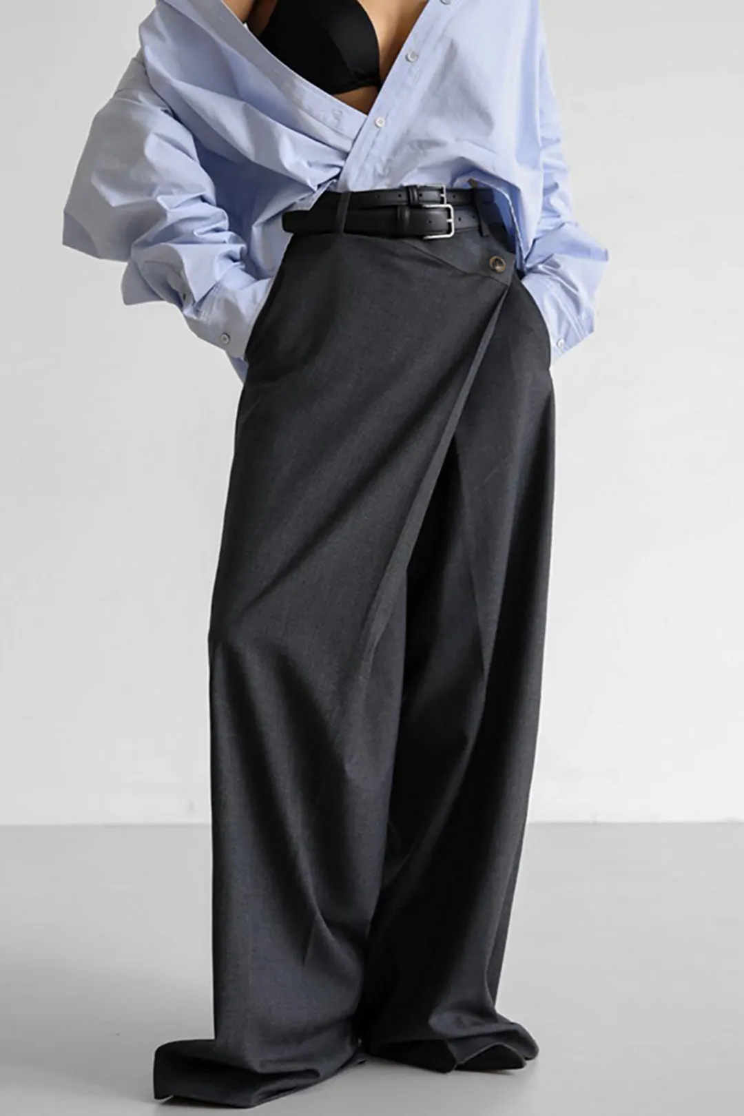 High Waist Wide Leg Trousers sold by Micas