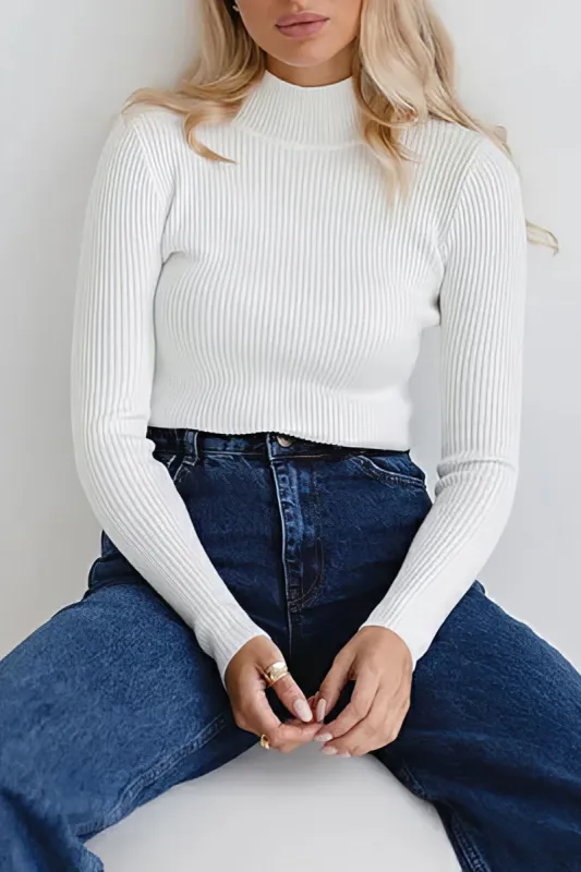 Wool Cut Out Round Neck T-Shirt sold by Micas