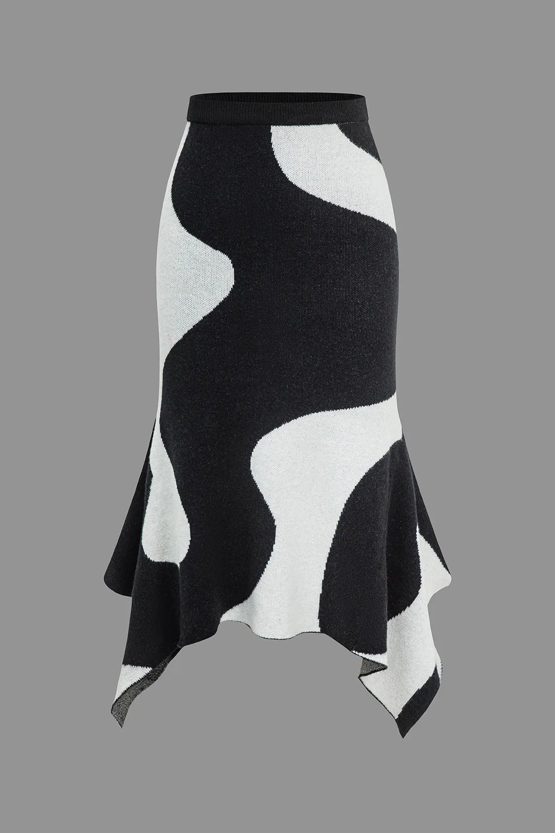 Color Block Sweater Skirt sold by Micas product image thumbnail 2