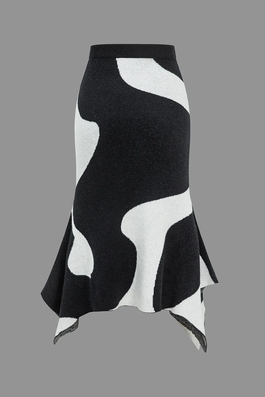 Color Block Sweater Skirt sold by Micas product image thumbnail 3