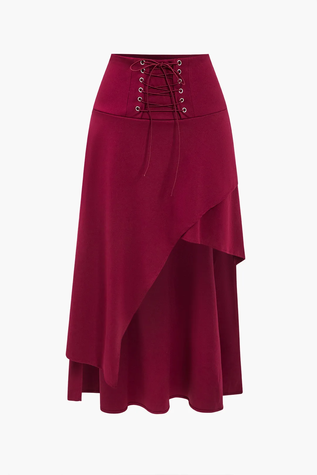 Snør asymmetrisk nederdel sold by Micas