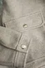 Zip-Up Cargo Pocket Suede Jacket sold by Micas