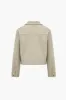 Zip-Up Cargo Pocket Suede Jacket sold by Micas