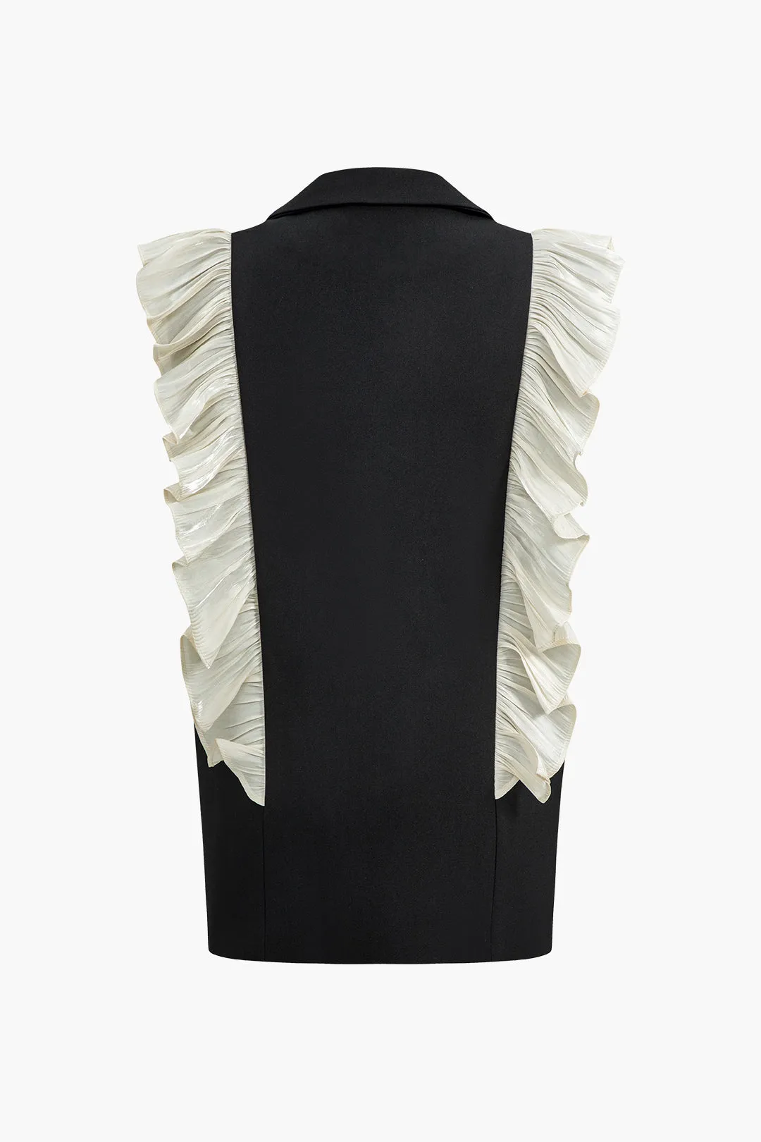 Ruffle Patchwork Vest sold by Micas product image thumbnail 2